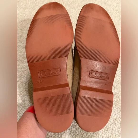 L.L.Bean Made in USA Suede Bucks Men’s 8.5 Tan Oxford Shoes - Picture 14 of 14